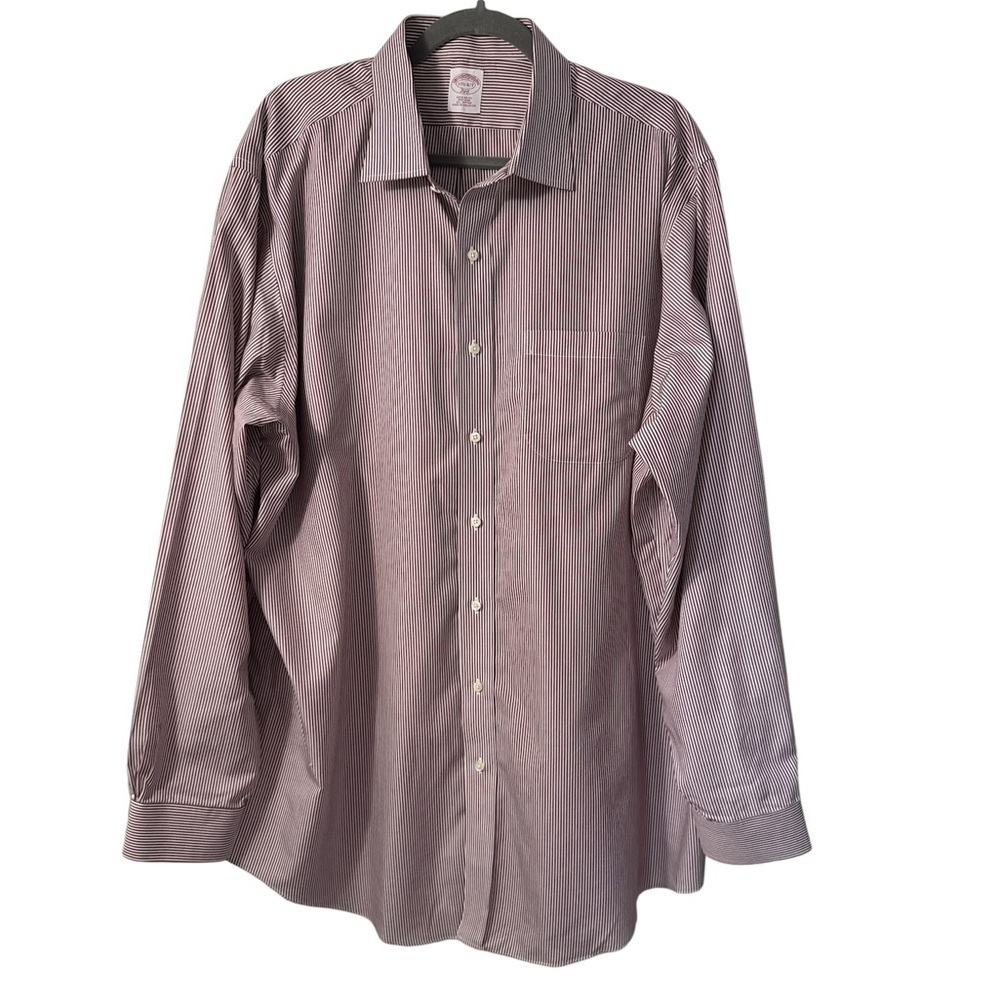 Brooks Brothers Candy Striper Classic Fit Long Sleeve Cotton Button Down